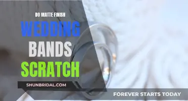 Matte Wedding Bands: Scratch-Resistant?