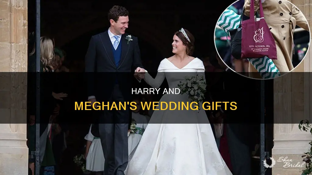 do megan and harry receive wedding presents