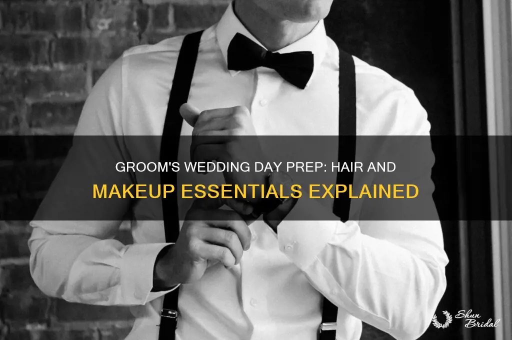 do men get hair and makeup day of wedding
