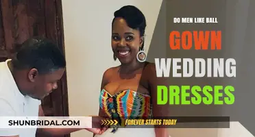 What Men Think of Ball Gown Wedding Dresses
