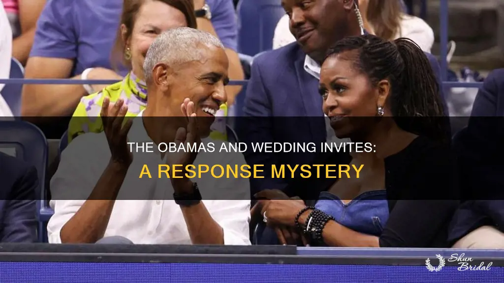 do michelle and barack obama respond to wedding invites