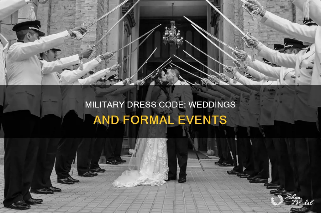 do military have to wear their dress to weddings