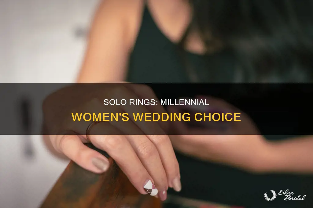 do millenial women prefer one wedding ring