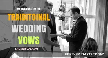 Do Mormons Recite Traditional Wedding Vows? Exploring LDS Marriage Rituals