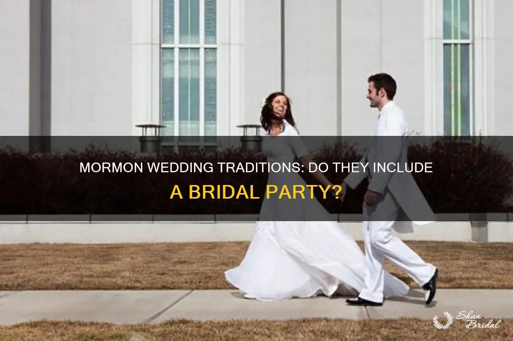 do mormon.weddings.have.a bridal party