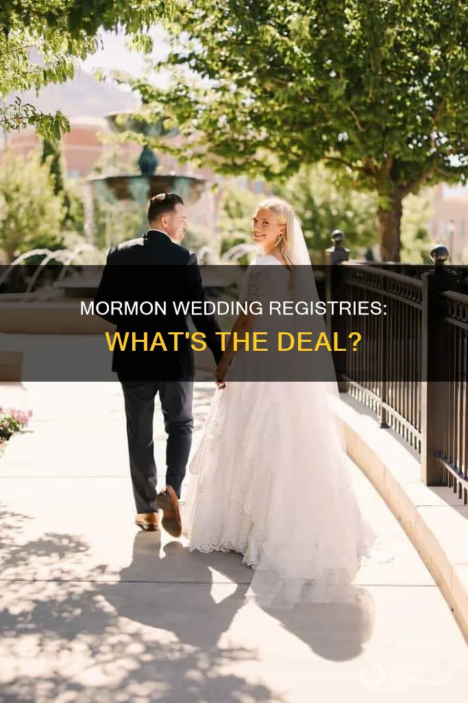 do mormons have wedding registries