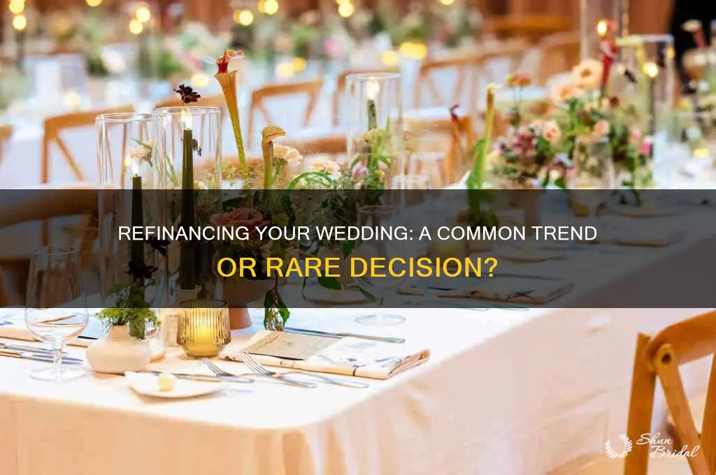do most people refinance their wedding