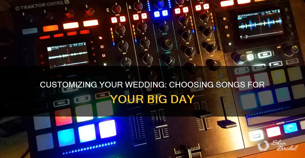 do most wedding djs let you choose songs