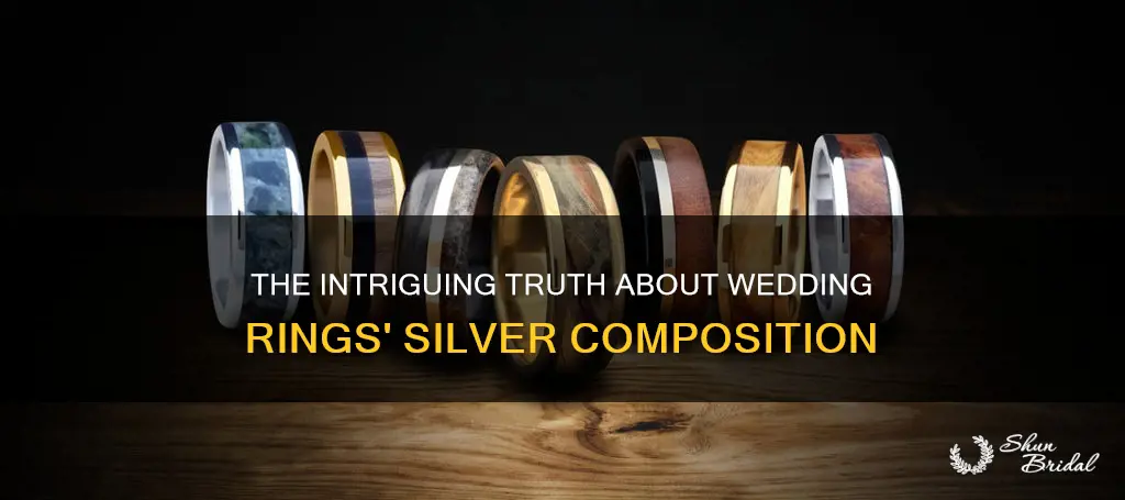 do most wedding rings have some silver in them