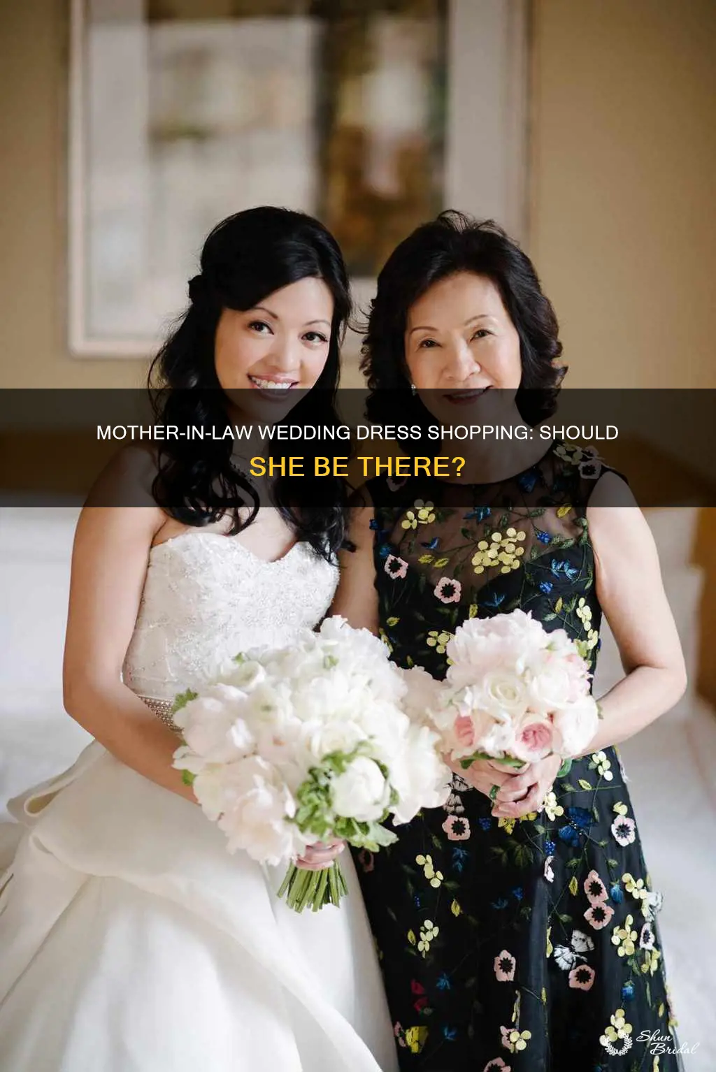do mother in laws go wedding dress shopping
