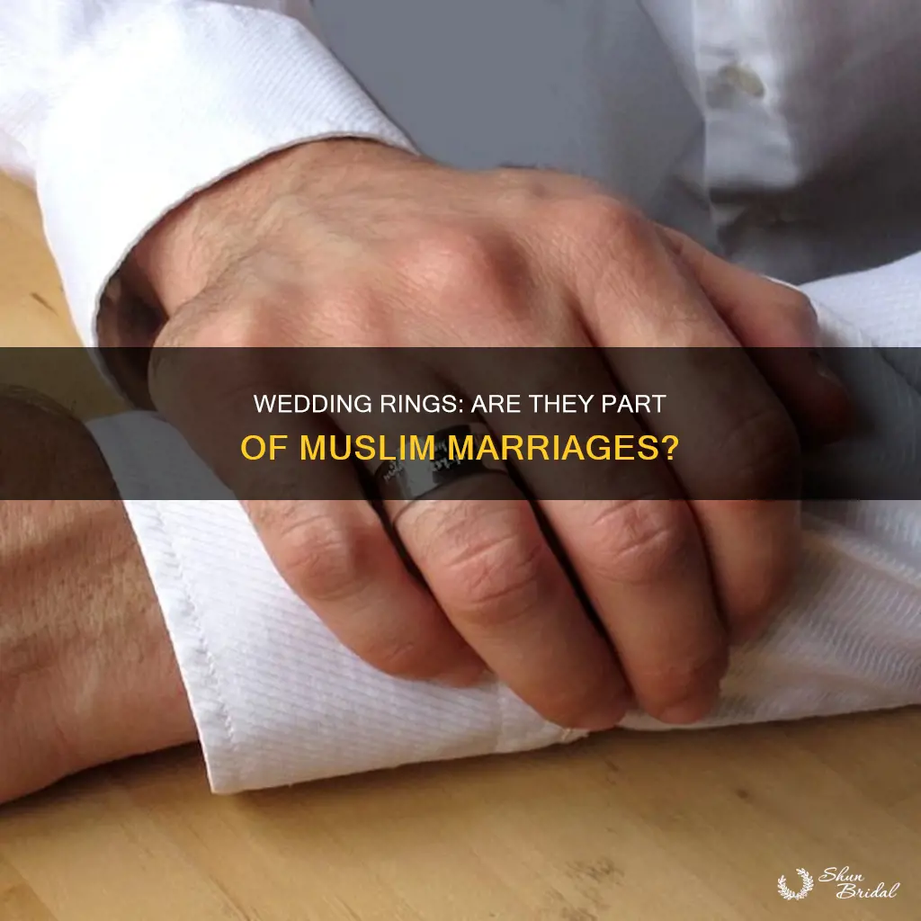 do muslim have wedding rings