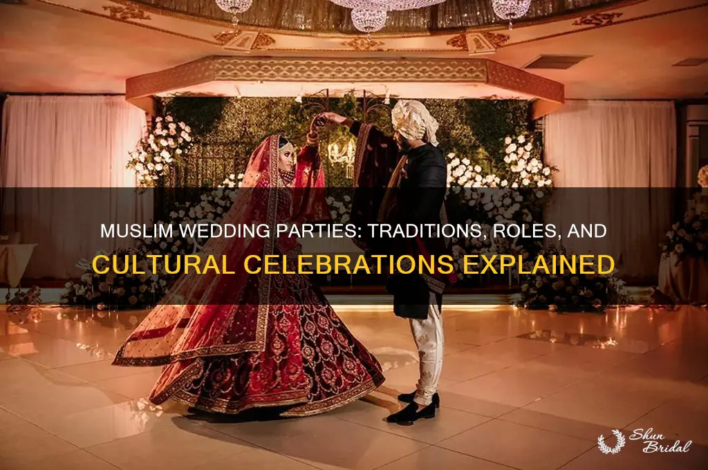 do muslim weddings have wedding parties