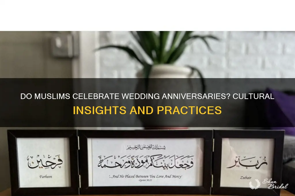 do muslims celebrate wedding anniversaries