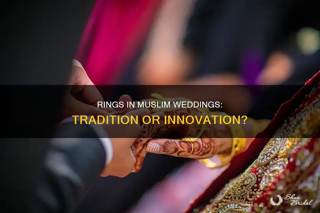 do muslims exchange rings in weddings