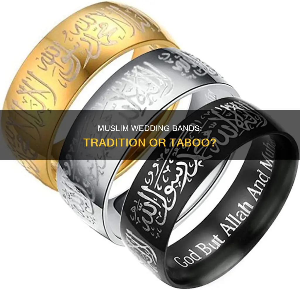 do muslims exchange wedding bands