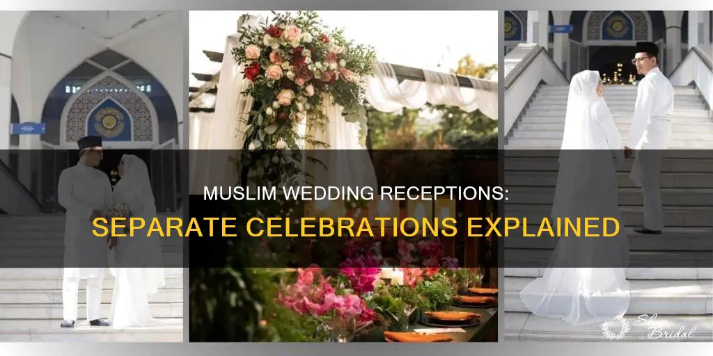 do muslims have seperated wedding receptions