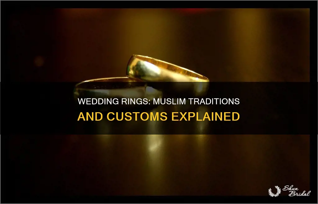 do muslims put wedding ring on their fingers