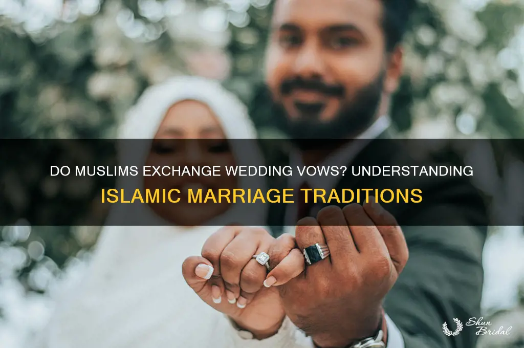 do muslims say wedding vows