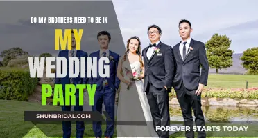 Involving Brothers in Your Wedding Party