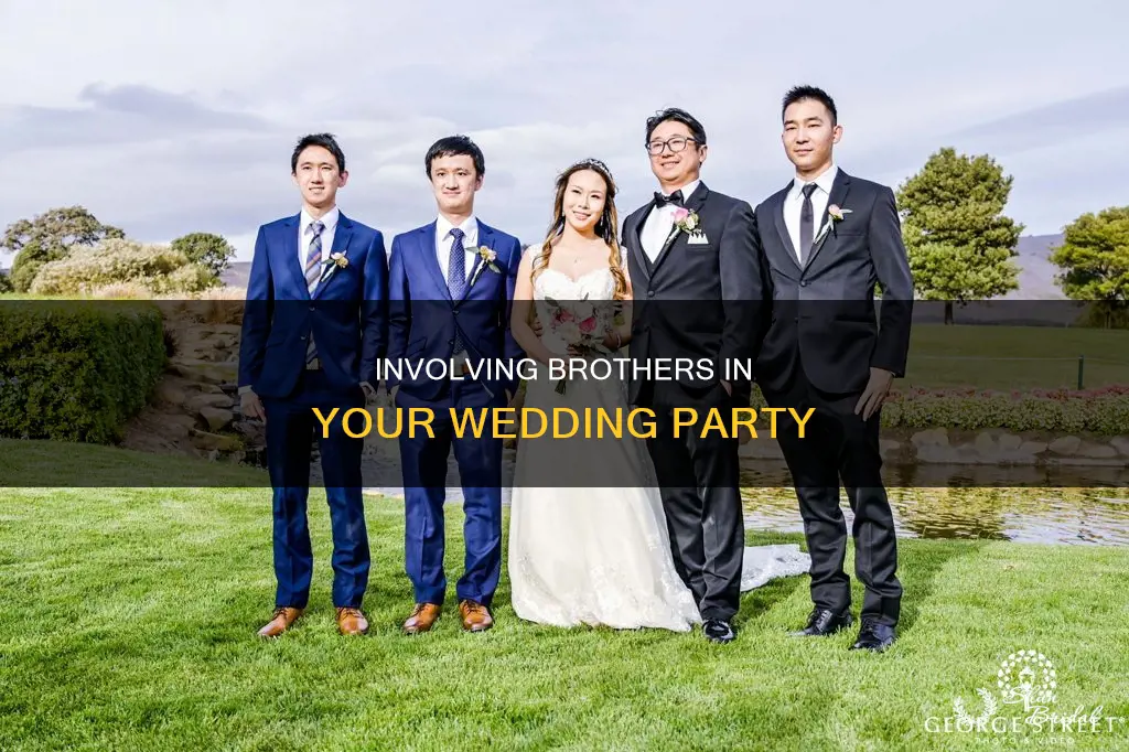 do my brothers need to be in my wedding party