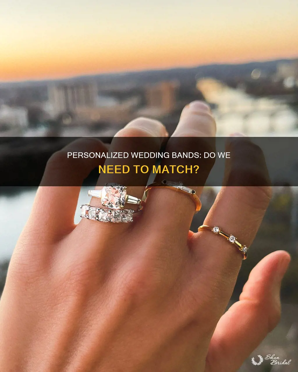 do my hudband and I need the same wedding bands