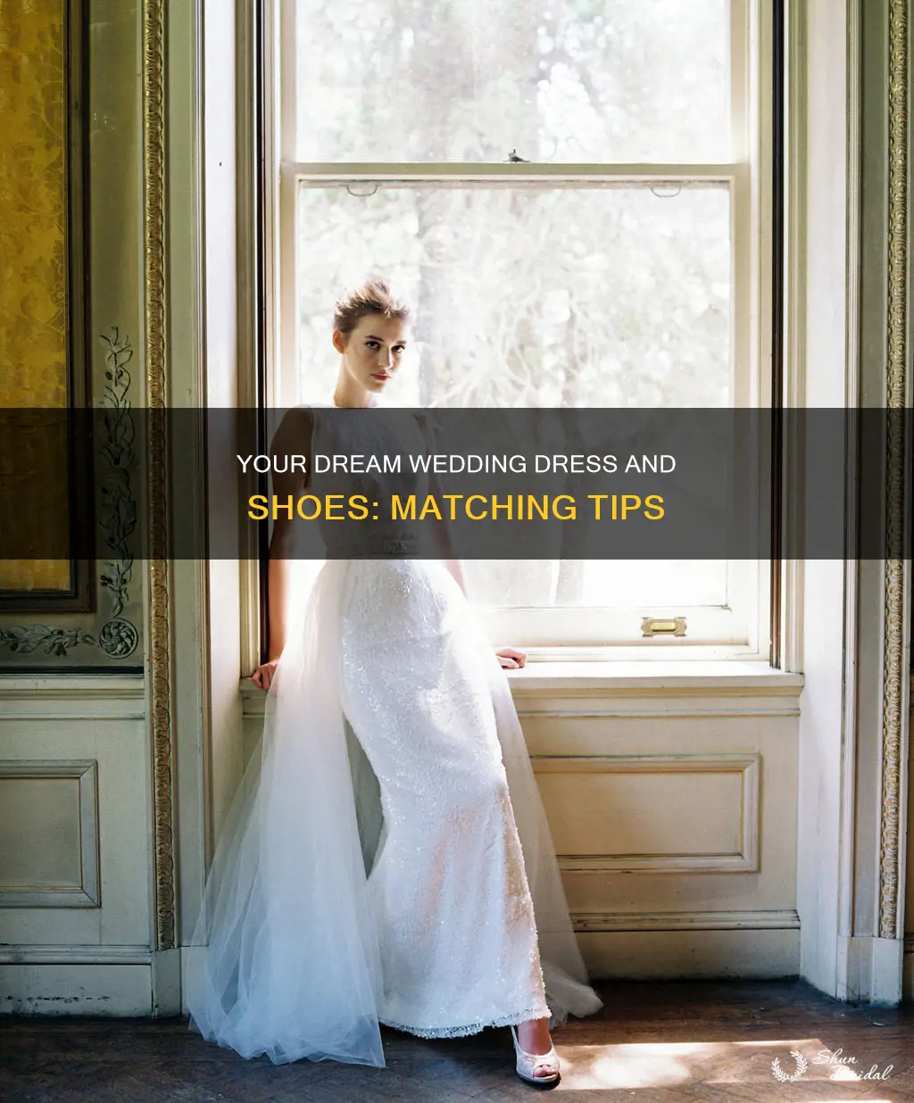 do my shoes have to match my wedding dress