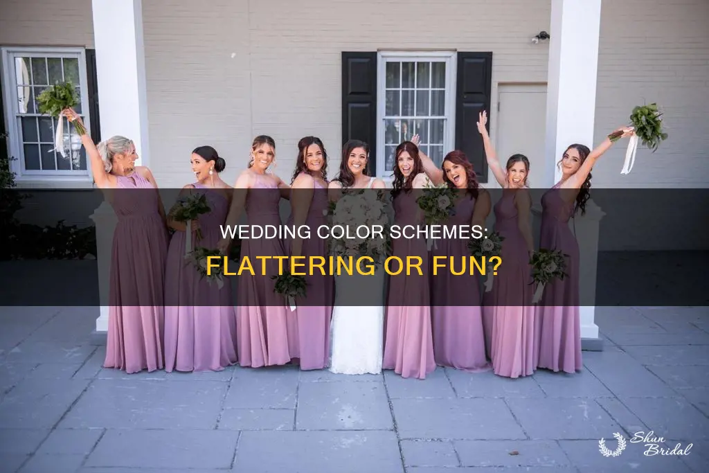 do my wedding colors need to flatter me