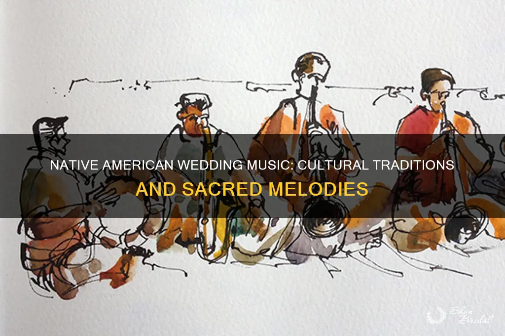 do native americans play special music for weddings