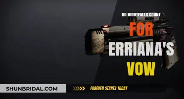 Erriana's Vow Progress: Do Nightfalls Count Towards Completion?