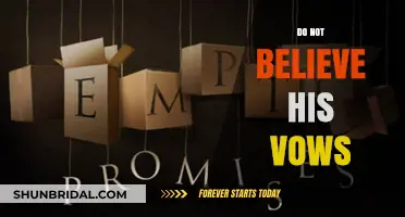 Empty Promises: Why You Shouldn't Trust His Vows Blindly