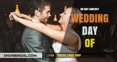 Respect the Wedding Day: Why 'Do Not Contact' is a Must