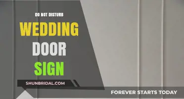 Creating a 'Do Not Disturb' Moment for Your Wedding