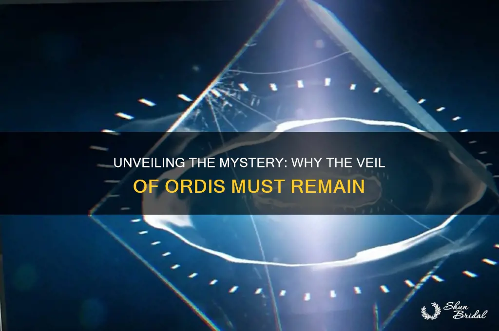 do not lift the veil ordis