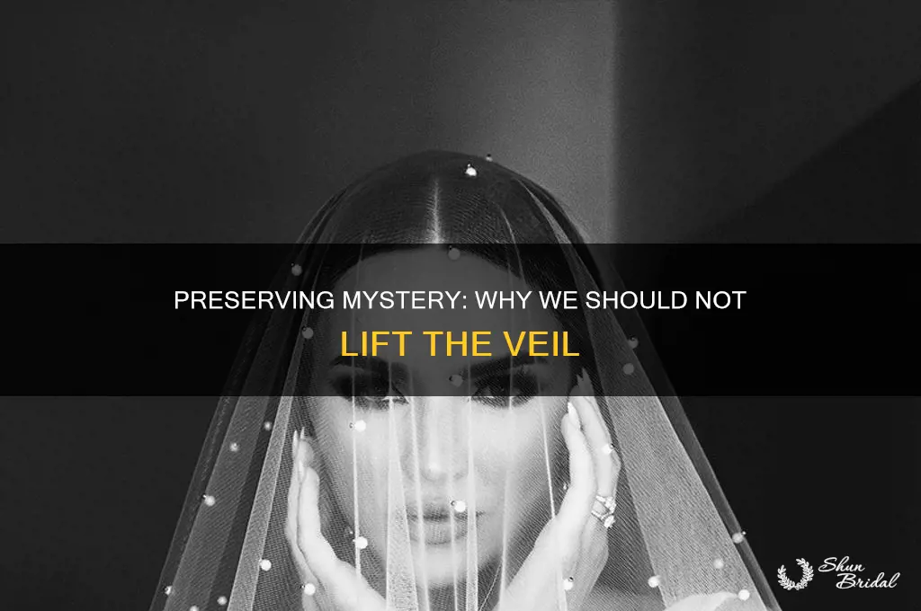do not lift the veil