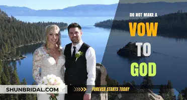 Avoid Empty Promises: Why You Shouldn't Make a Vow to God