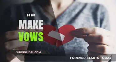 Avoid Empty Promises: Why Making Vows Can Lead to Regret
