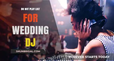 Wedding DJ Do-Not-Play List: Avoiding Cringe-Worthy Song Choices