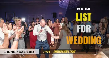 Avoiding Awkward Moments: The Ultimate Wedding Do Not Play List