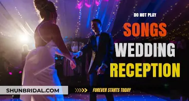 Songs to Avoid Playing at Your Wedding Reception