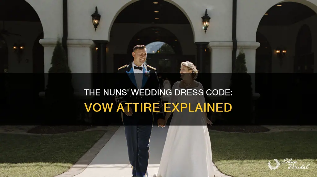 do nuns wear wedding dresses when they take their vows