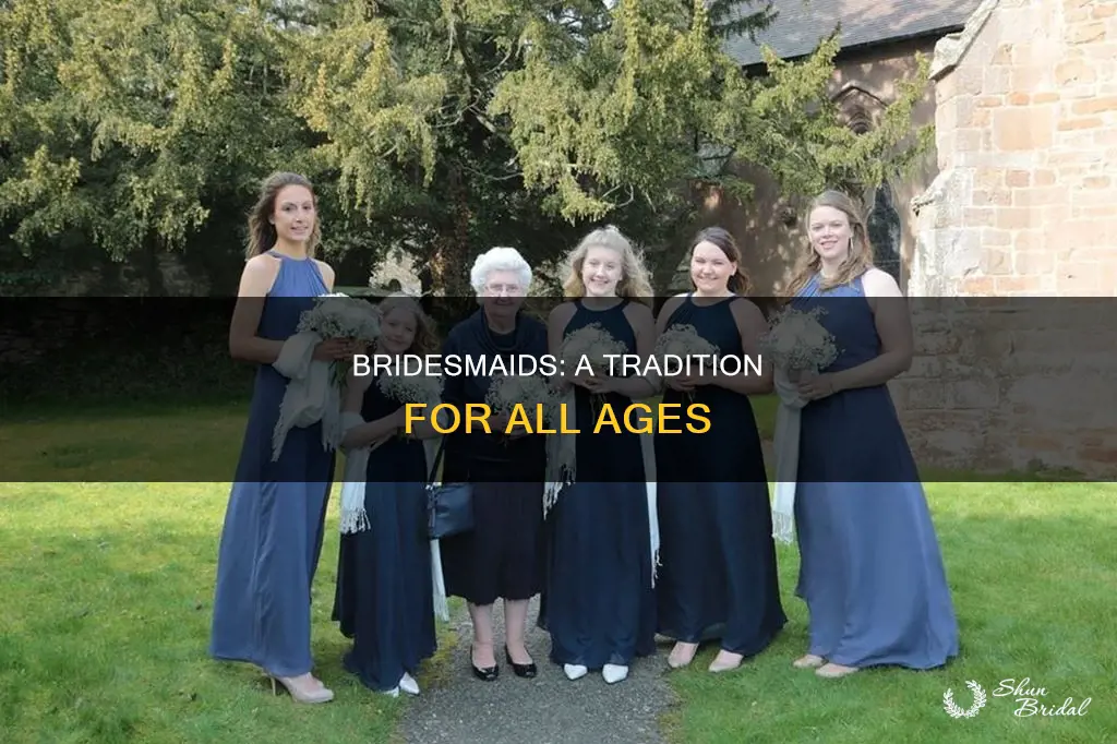 do older brides have bridesmaids