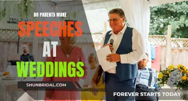 Parents' Wedding Speeches: To Make or Not?