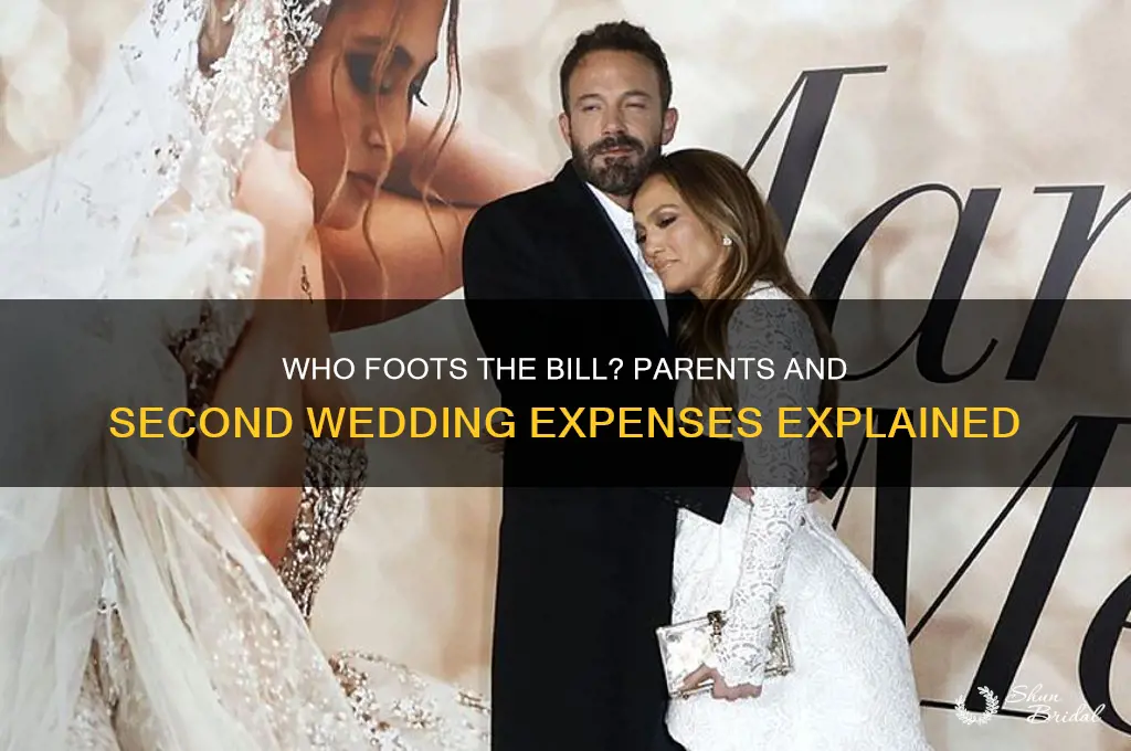 do parents pay for a second wedding