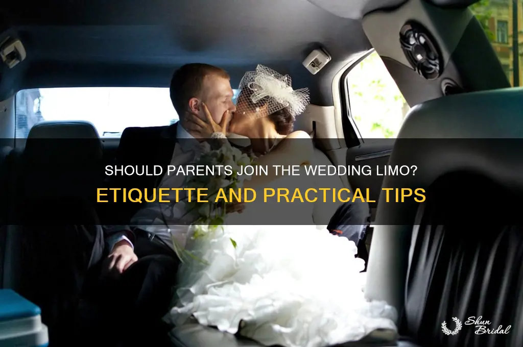 do parents ride in the limo with the wedding party