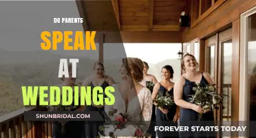 Speaking Roles: Parents at Weddings