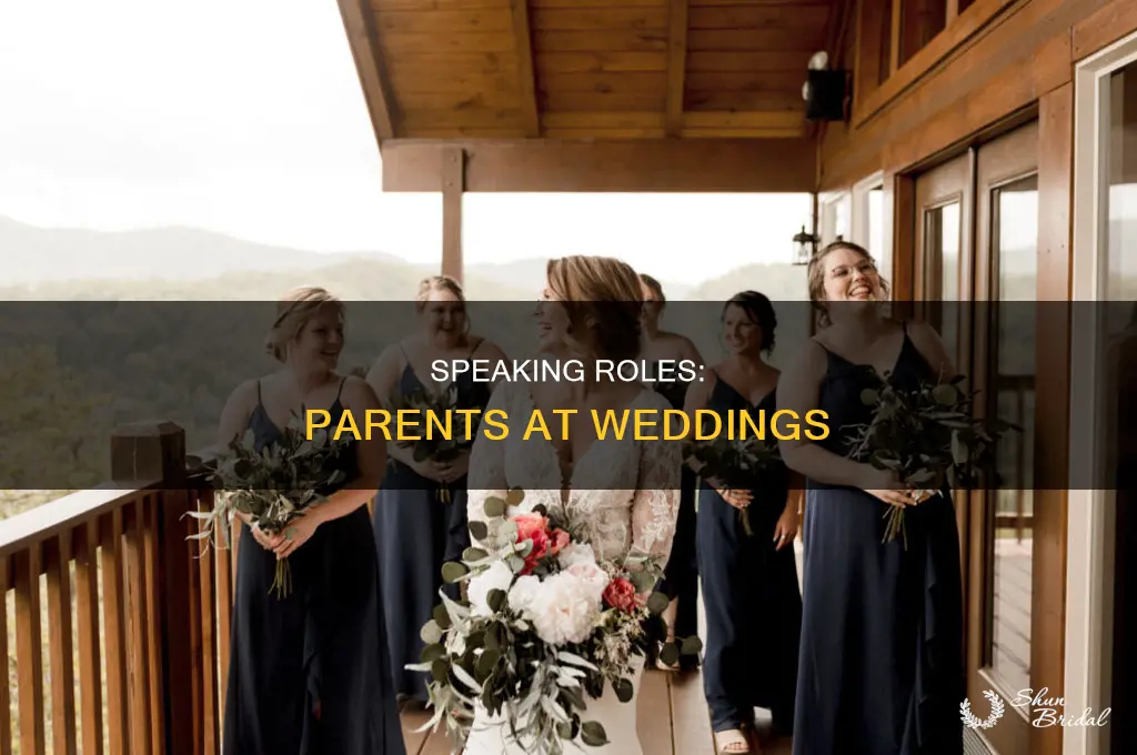 do parents speak at weddings