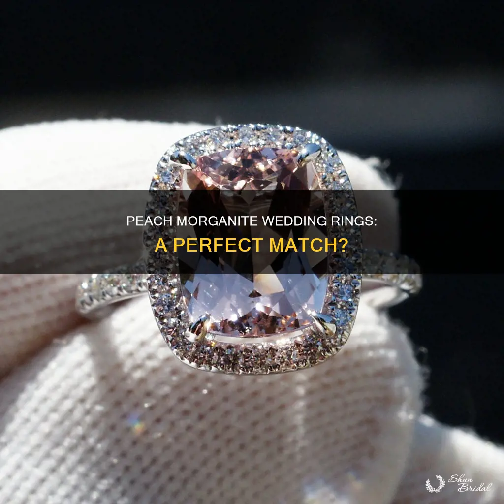 do peach morganite work well for wedding ring