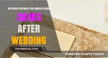 Acrylic Place Cards: Post-Wedding Uses and Creative Repurposing Ideas