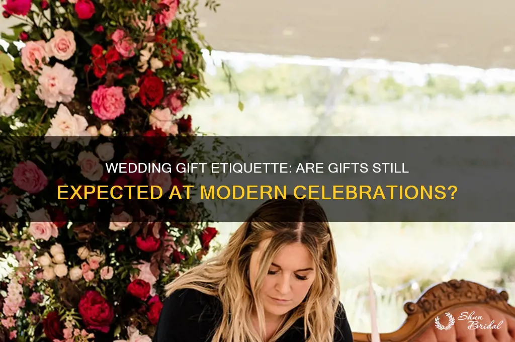 do people bring gifts to weddings anymore
