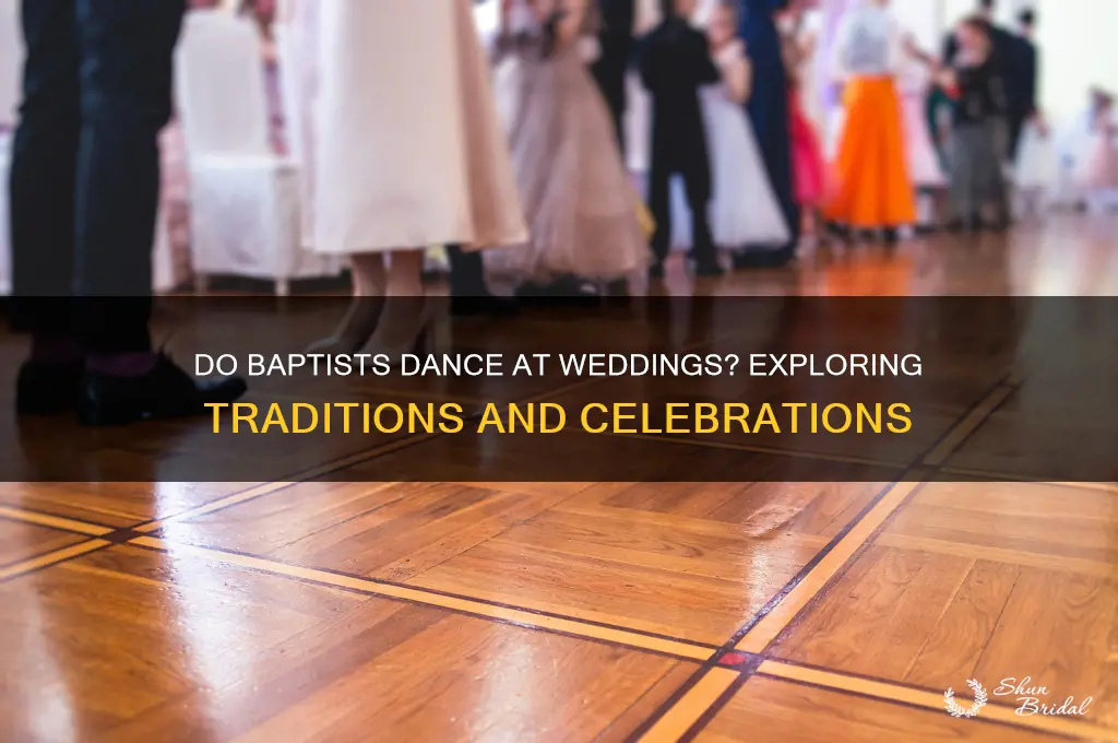 do people dance at baptistn weddings